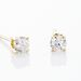 Boucles D'oreilles Puces Aphrodite Or Jaune Diamant - Puces Famille | Marc Orian