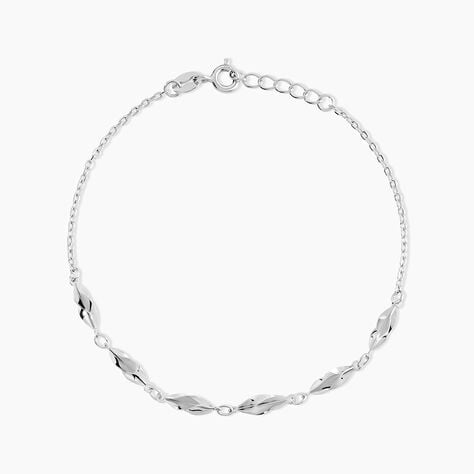 Bracelet Raska Argent Blanc - Bracelets fantaisie Femme | Marc Orian