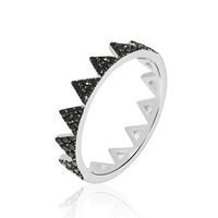Bague Doria Argent Blanc Oxyde De Zirconium