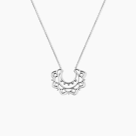 Collier Bali Argent Blanc - Colliers fantaisie Femme | Marc Orian