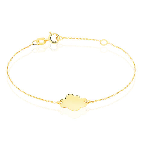 Bracelet Helenia Nuage Gravable Or Jaune - Bracelets chaînes Enfant | Marc Orian