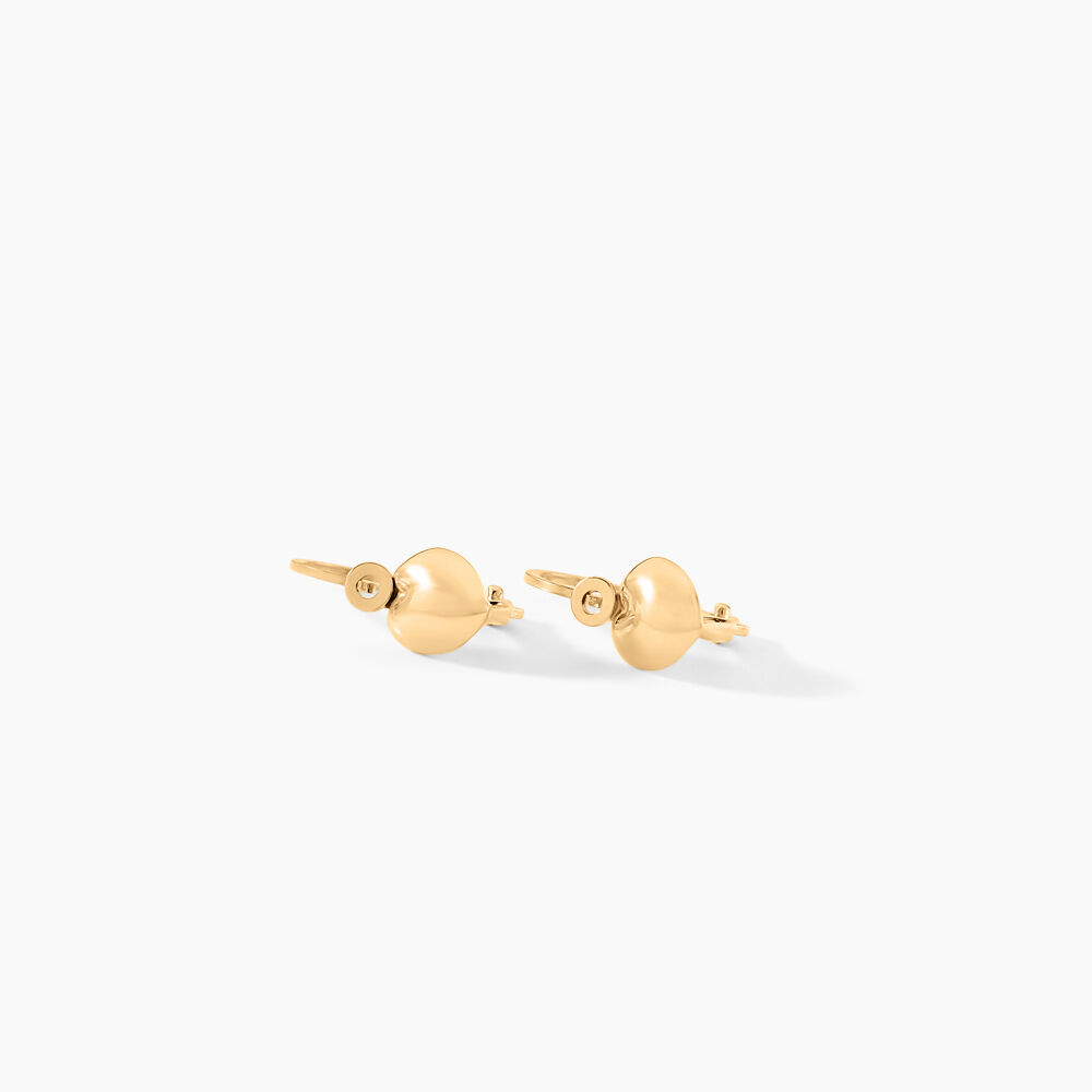 Boucles D'oreilles Pendantes France-marie Coeur Or Jaune - Pendantes Enfant | Marc Orian