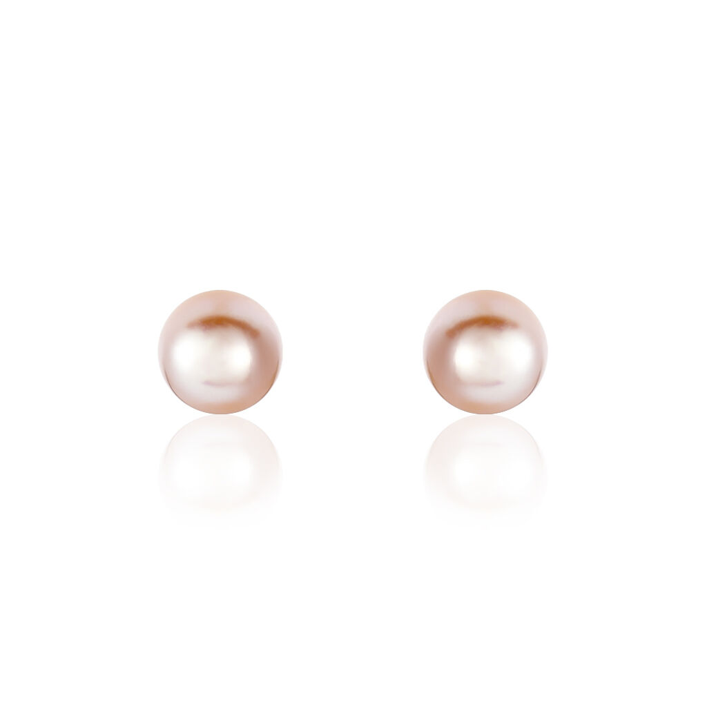 Boucles D'oreilles Puces Ursulina Or Jaune Perle De Culture - Boucles d'oreilles mariage Femme | Marc Orian