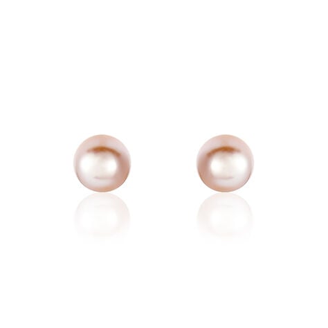 Boucles D'oreilles Puces Ursulina Or Jaune Perle De Culture - Boucles d'oreilles mariage Femme | Marc Orian