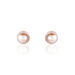 Boucles D'oreilles Puces Ursulina Or Jaune Perle De Culture - Boucles d'oreilles mariage Femme | Marc Orian