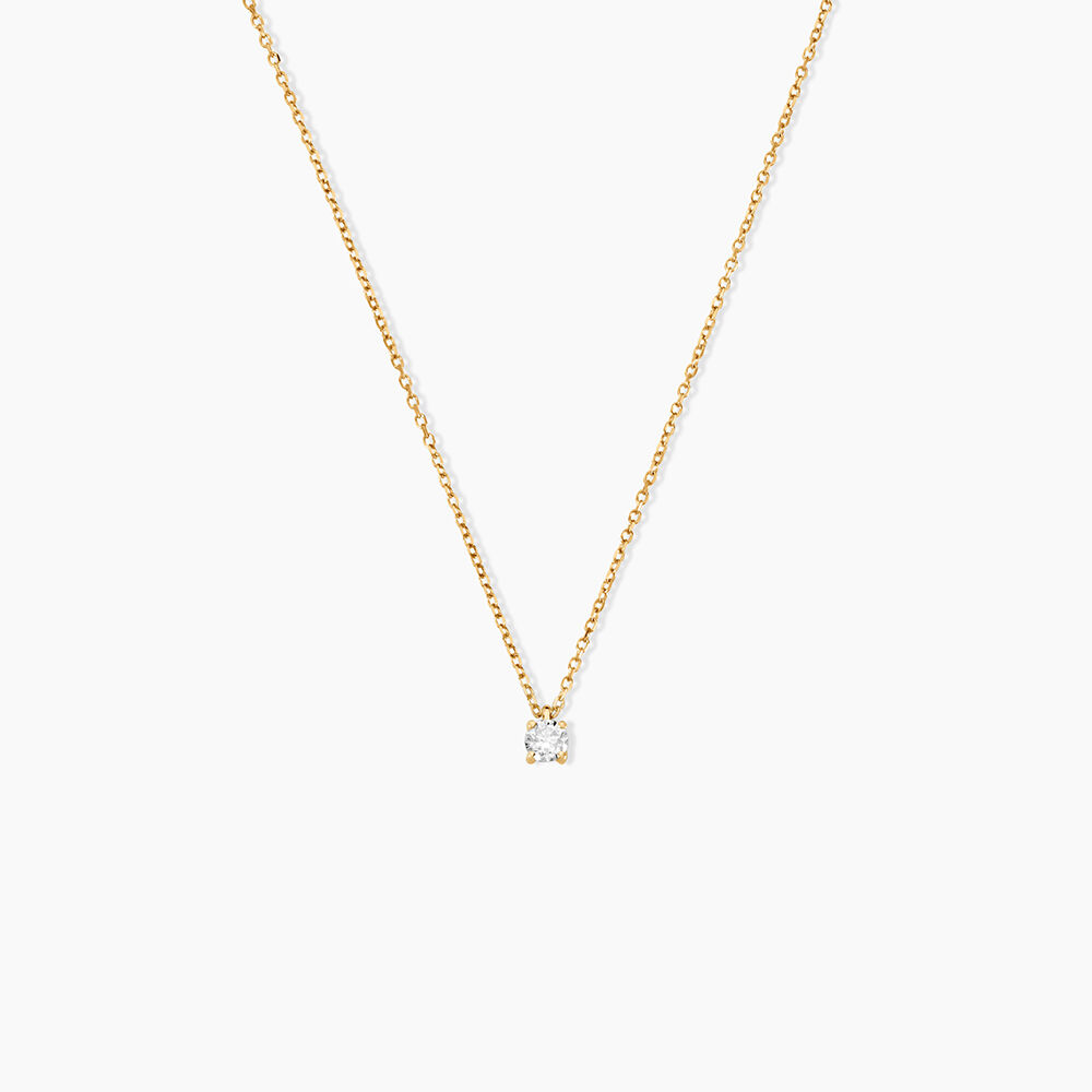 Collier Elfa Or Jaune Diamant - Colliers avec pierres Femme | Marc Orian