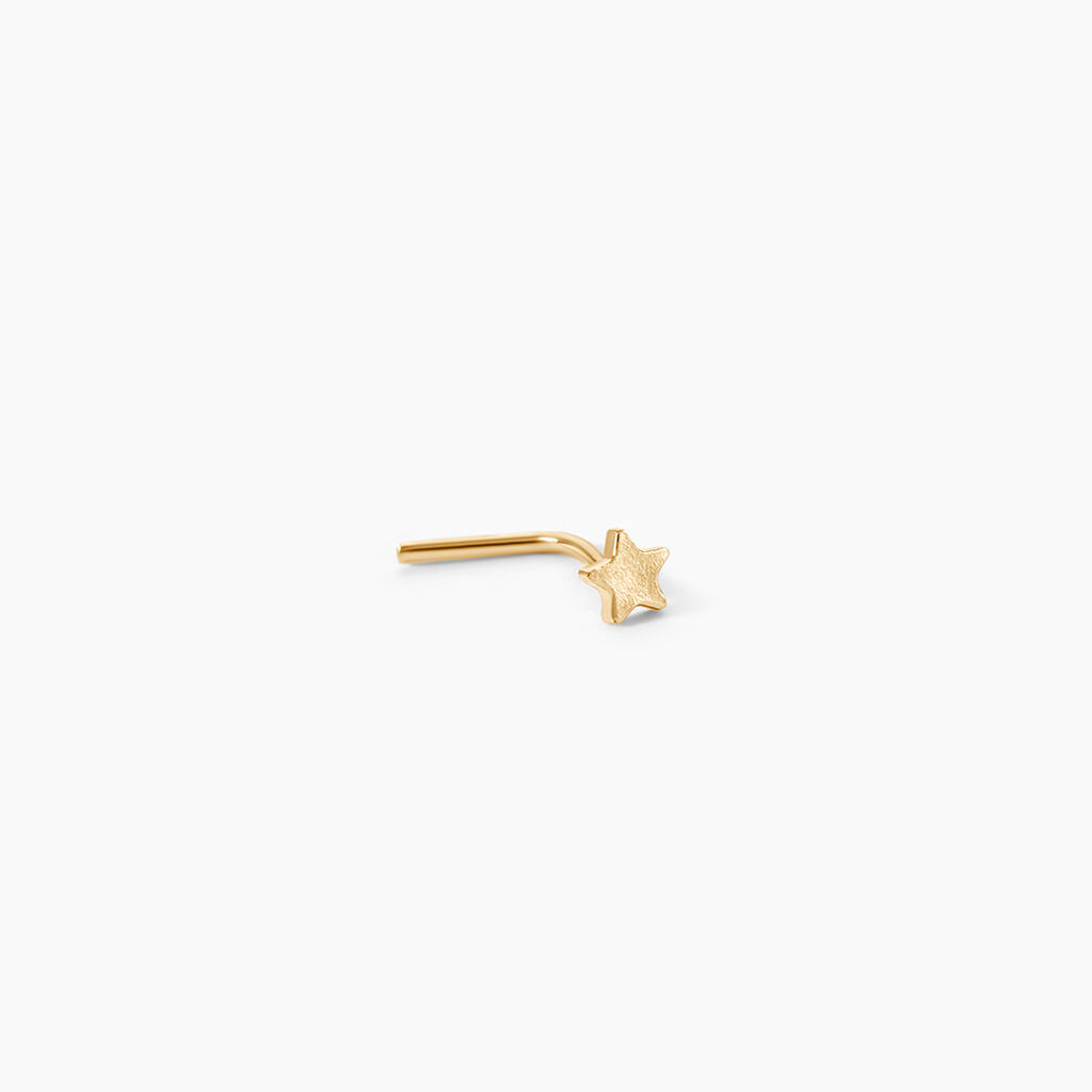 Piercing De Nez Deodate Etoile Or Jaune - Piercing Nez Femme | Marc Orian