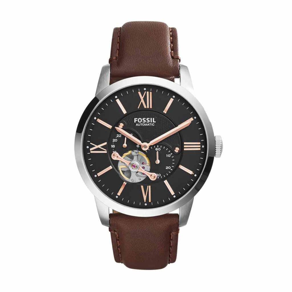 Montre Fossil Townsman Noir - Montres automatiques Homme | Marc Orian