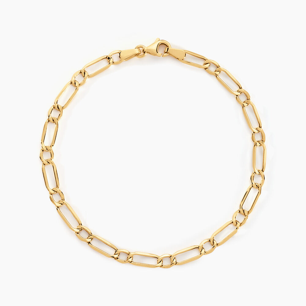 Bracelet Ophelio Maille Alternee 1/1 Or Jaune - Bracelets mailles Femme | Marc Orian