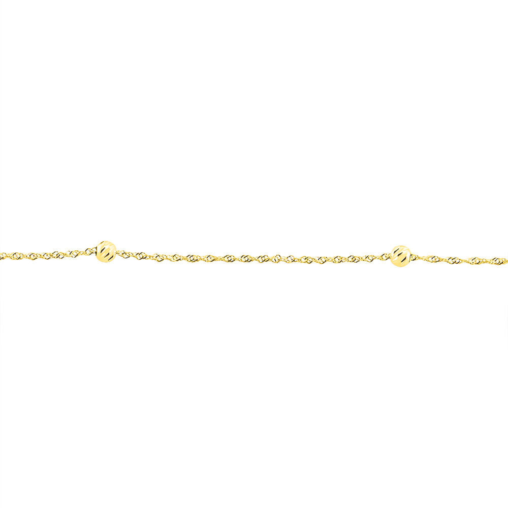 Chaîne De Cheville Zahia Or Jaune - Chaines de cheville Femme | Marc Orian