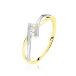 Bague Brixia Or Bicolore Diamant - Bagues fian&ccedil;ailles Femme | Marc Orian