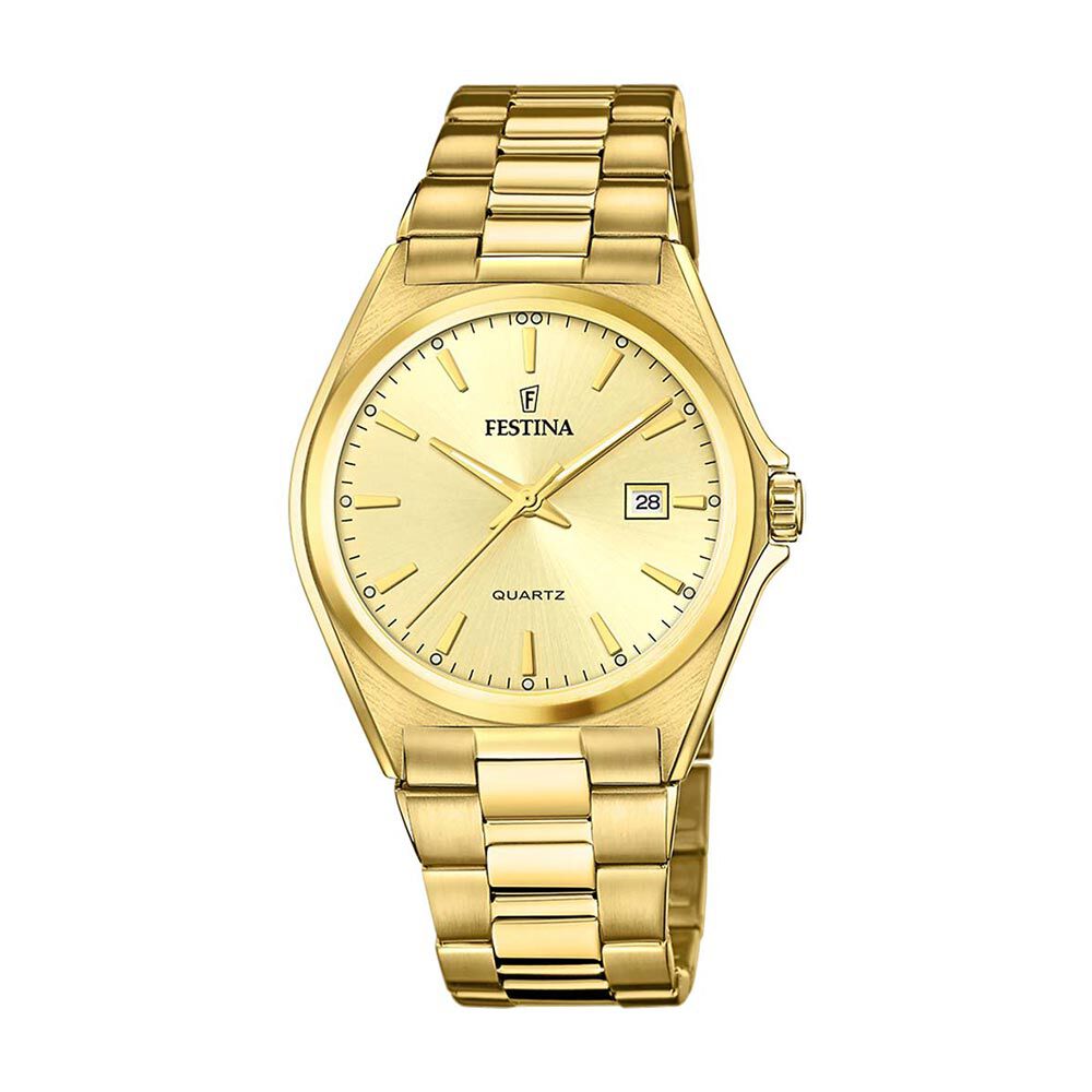 Montre Festina Classics Doré - Montres classiques Homme | Marc Orian