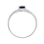 Bague Candice Or Blanc Topaze - Bagues pierres fines Femme | Marc Orian