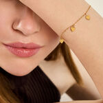 Bracelet Madline Acier Jaune - Bracelets cha&icirc;nes Femme | Marc Orian