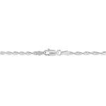 Bracelet Ciana Torsade Diamante Argent Blanc - Bracelets fantaisie Femme | Marc Orian