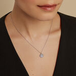 Collier Auretta Argent Blanc Oxyde De Zirconium - Colliers avec pierres Femme | Marc Orian