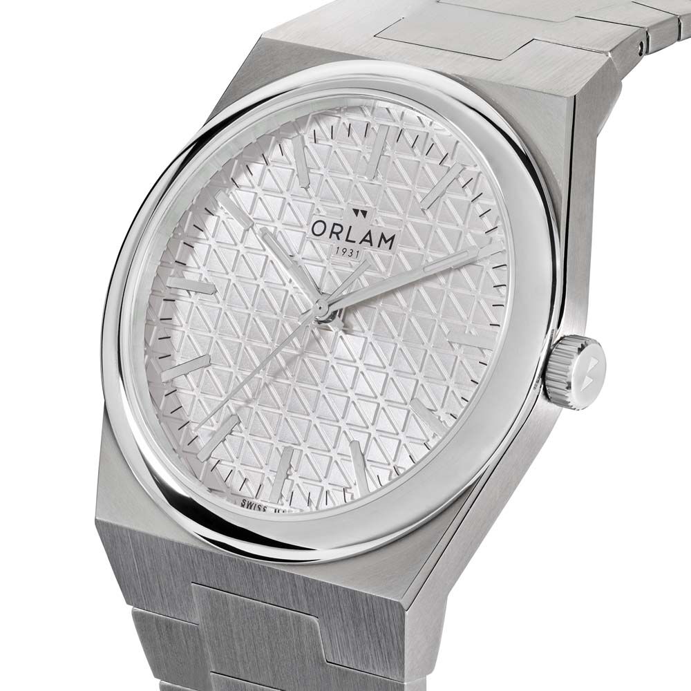 Montre Orlam Elan Argent&eacute; - Montres &eacute;tanches Homme | Marc Orian