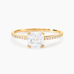 Bague Solitaire Or Jaune Beline Oxyde De Zirconium - Solitaires Femme | Marc Orian