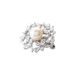 Broche Kaki Argent Blanc Perle De Culture - Broches Femme | Marc Orian
