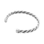Bracelet Jonc Acier Blanc Alexandru - Bracelets joncs Femme | Marc Orian