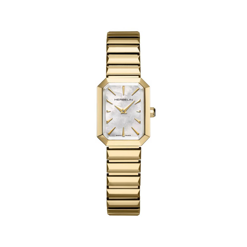 Montre Herbelin Octogone Nacre Blanche - Montres &eacute;tanches Femme | Marc Orian