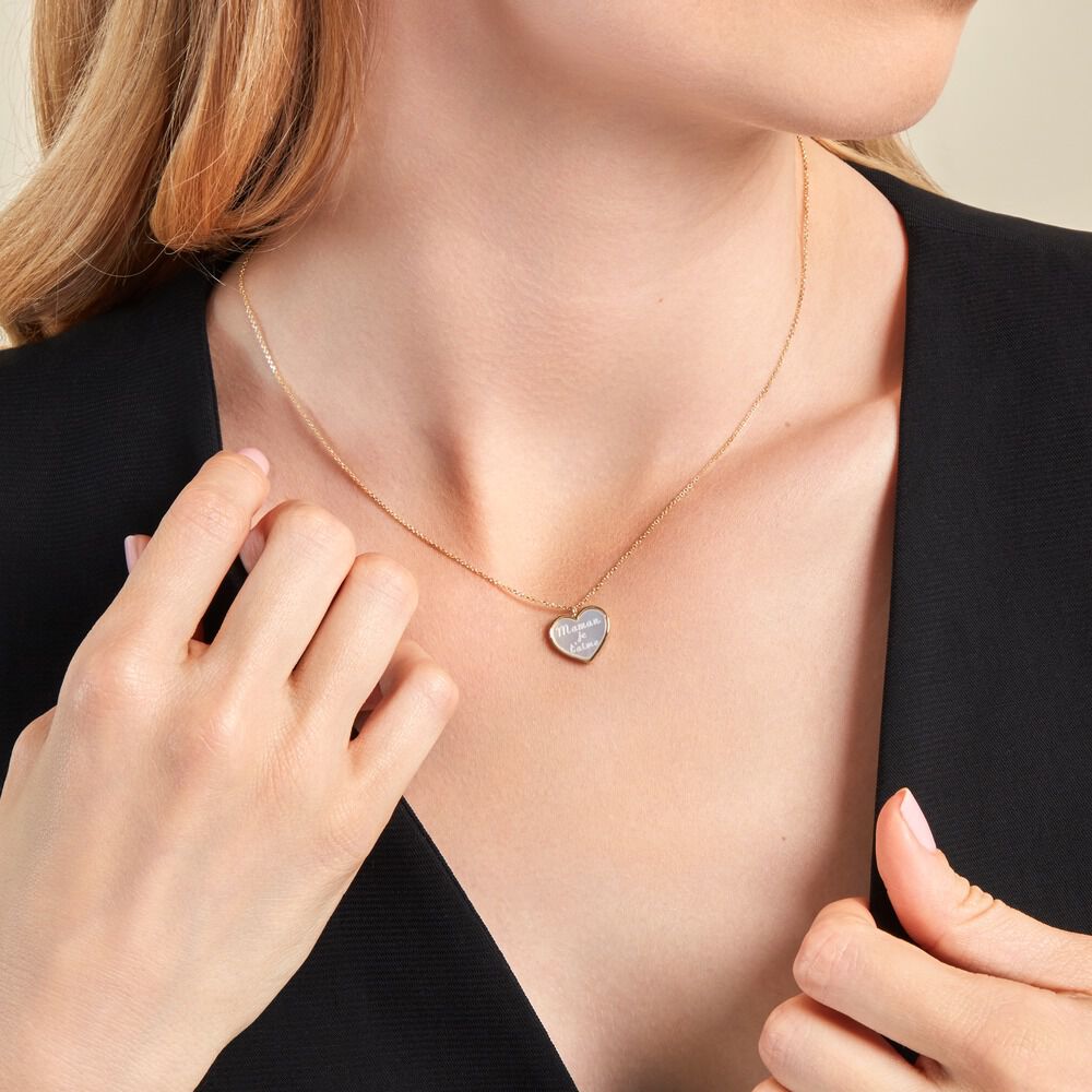 Collier Josine Or Jaune Nacre - Colliers avec pierres Femme | Marc Orian