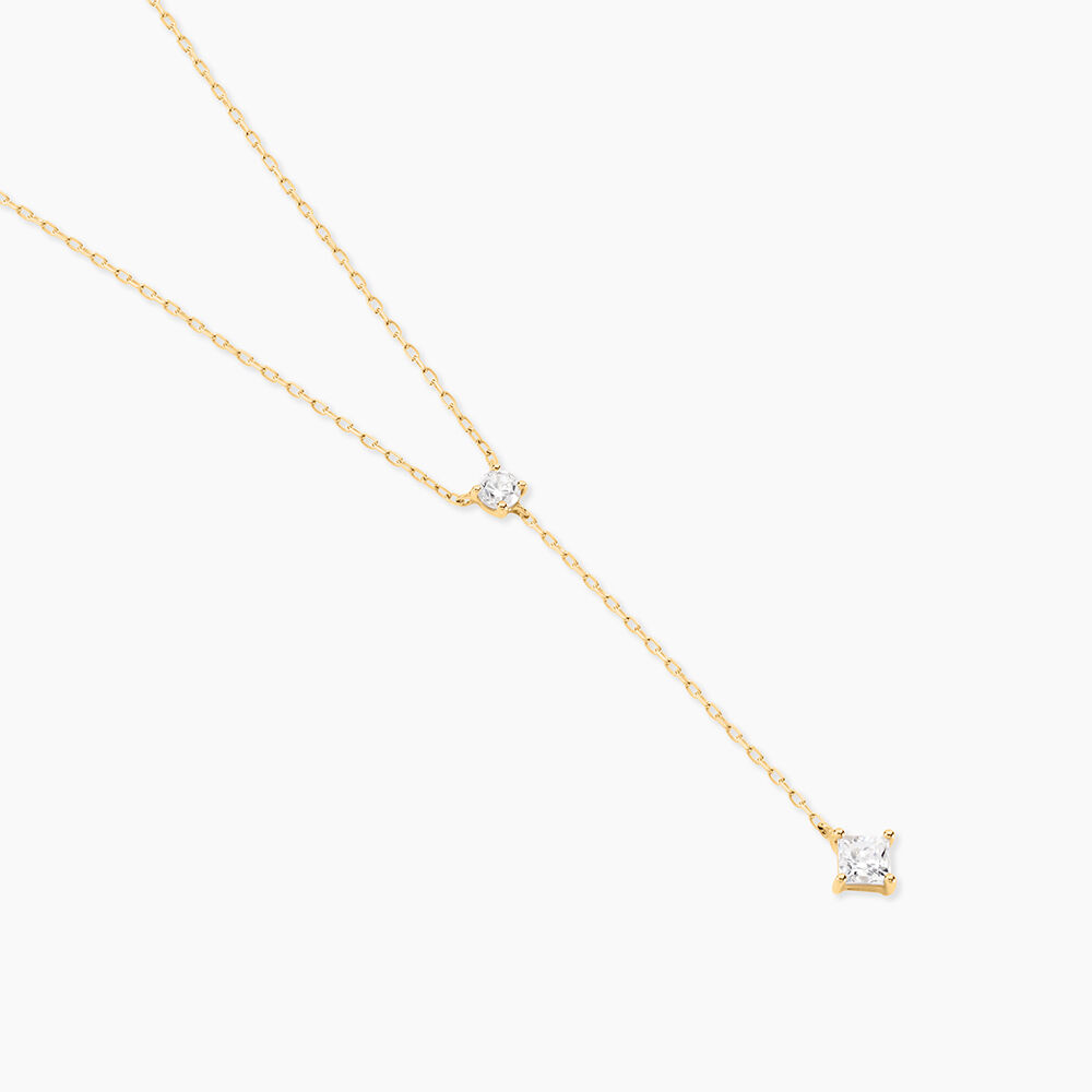 Collier Myfanwy Or Jaune Oxyde De Zirconium - Colliers avec pierres Femme | Marc Orian