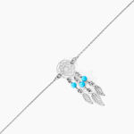 Bracelet Poehei Argent Blanc Cristaux De Swarovski - Bracelets fantaisie Femme | Marc Orian