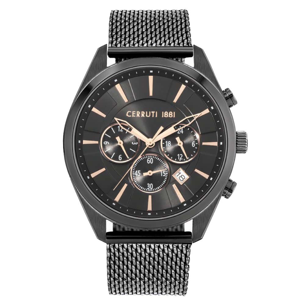 Montre Cerruti Grottamare Noir - Montres étanches Homme | Marc Orian