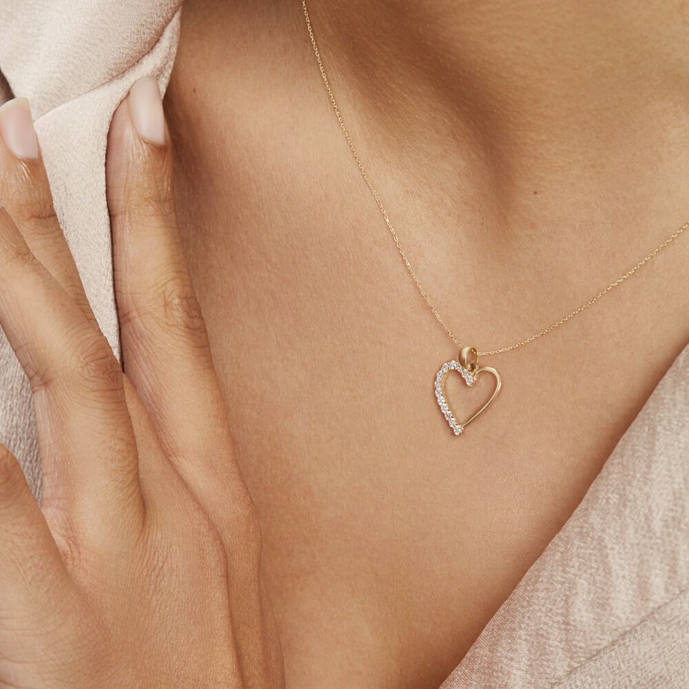 Collier Or Jaune Chantelle Oxydes De Zirconium - Colliers avec pierres Femme | Marc Orian