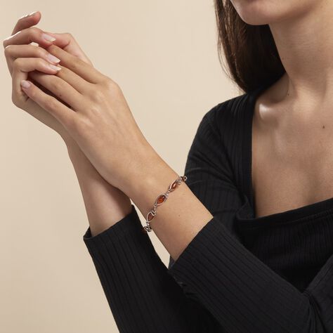 Bracelet Argent Blanc Dallal Ambres - Bracelets chaînes Femme | Marc Orian