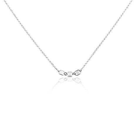 Collier Nissa Argent Blanc - Colliers fantaisie Femme | Marc Orian