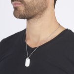 Collier Eutrope Acier Blanc - Colliers fantaisie Homme | Marc Orian
