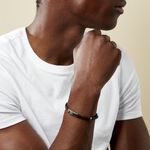 Bracelet Acier Blanc Pacome - Bracelets cuir Homme | Marc Orian