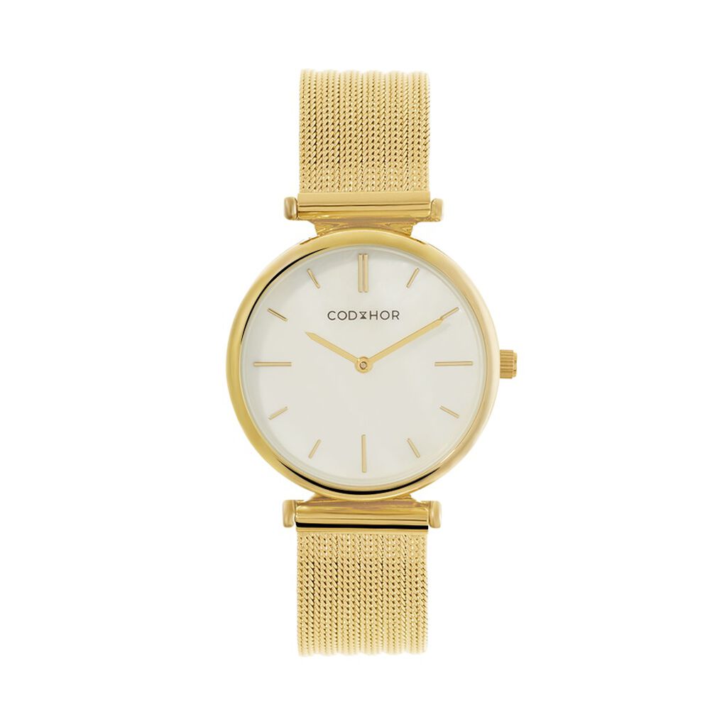 Montre Codhor Nidia Blanc Nacre - Montres étanches Femme | Marc Orian