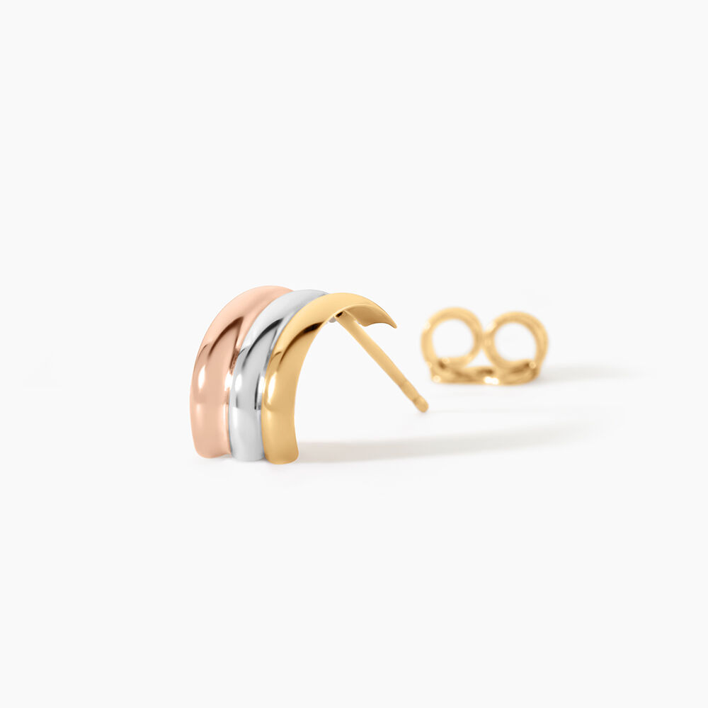 Cr&eacute;oles Igora Or Tricolore - Cr&eacute;oles Femme | Marc Orian