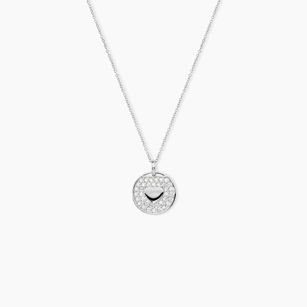 Collier Ivany Argent Blanc Oxyde De Zirconium - Colliers avec pierres Femme | Marc Orian