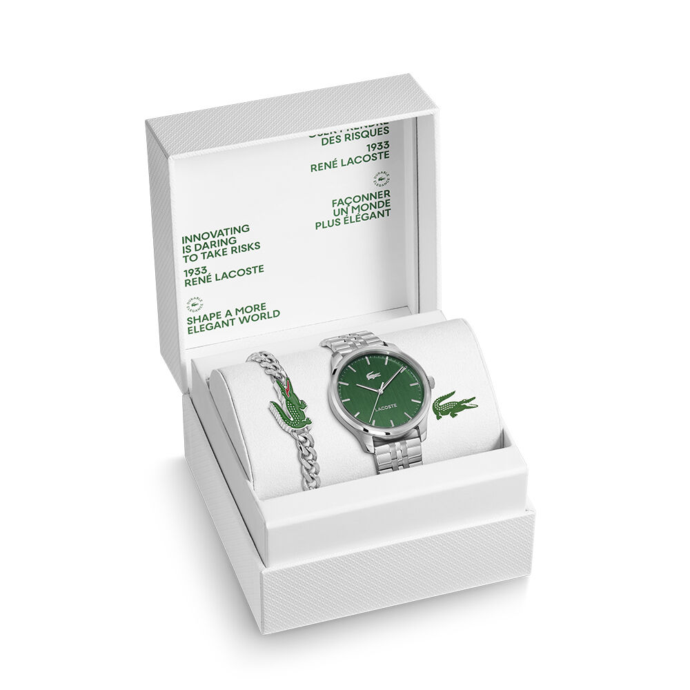 Coffret De Montre Lacoste Lisbon Vert - Coffrets de montres Homme | Marc Orian