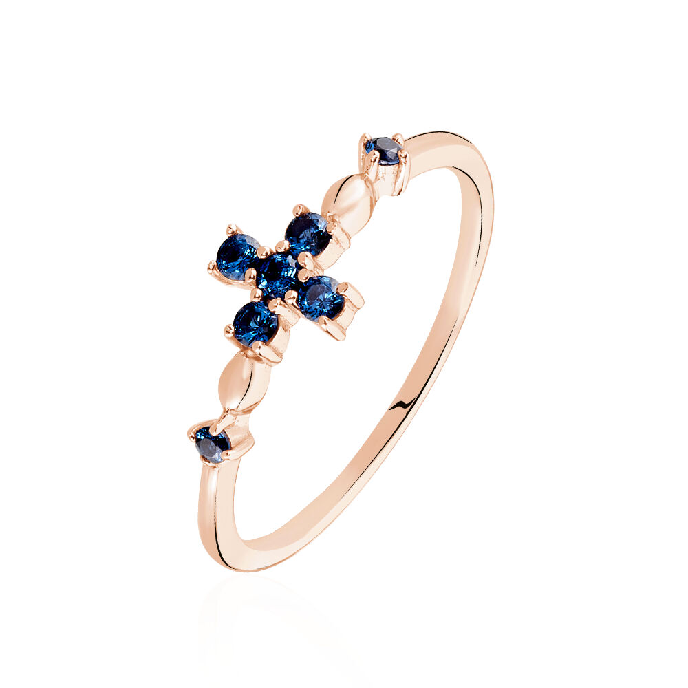 Bague Chessy Argent Rose Oxyde De Zirconium - Bagues avec pierre Femme | Marc Orian