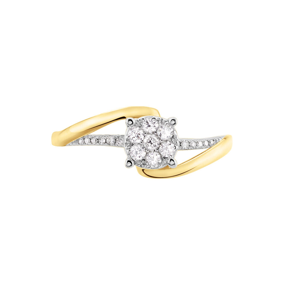 Bague Petunia Or Jaune Diamant - Bagues pierres précieuses Femme | Marc Orian