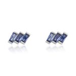 Boucles D'oreilles Puces Andy Argent Blanc Oxyde De Zirconium - Puces Femme | Marc Orian