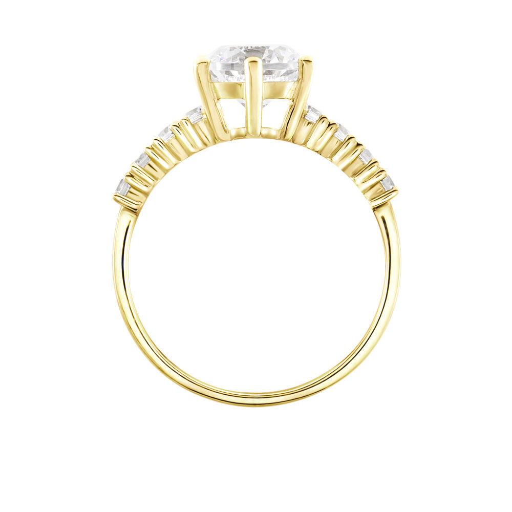 Solitaire Or Jaune Rachile Oxyde - Solitaires Femme | Marc Orian