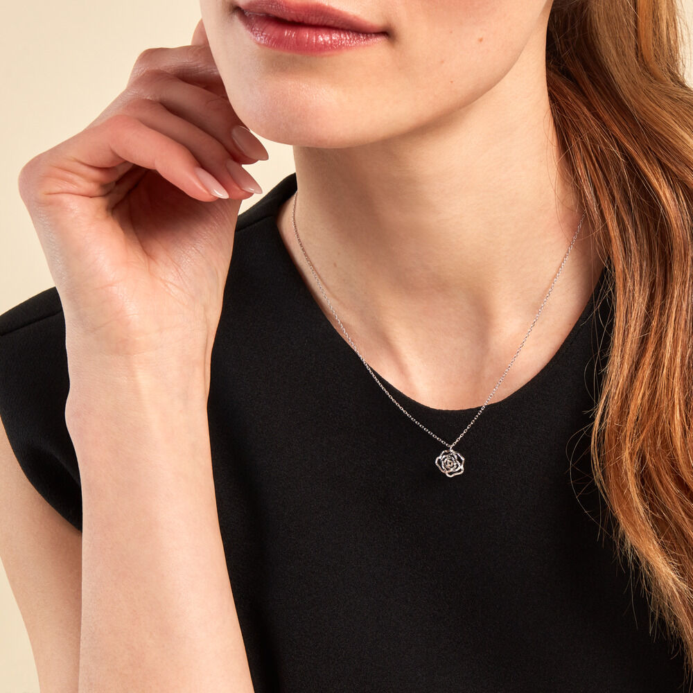 Collier Najatte Argent Blanc - Colliers Femme | Marc Orian
