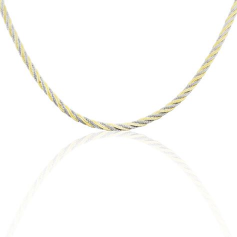 Collier Argent Bicolore Akio - Chaines Femme | Marc Orian