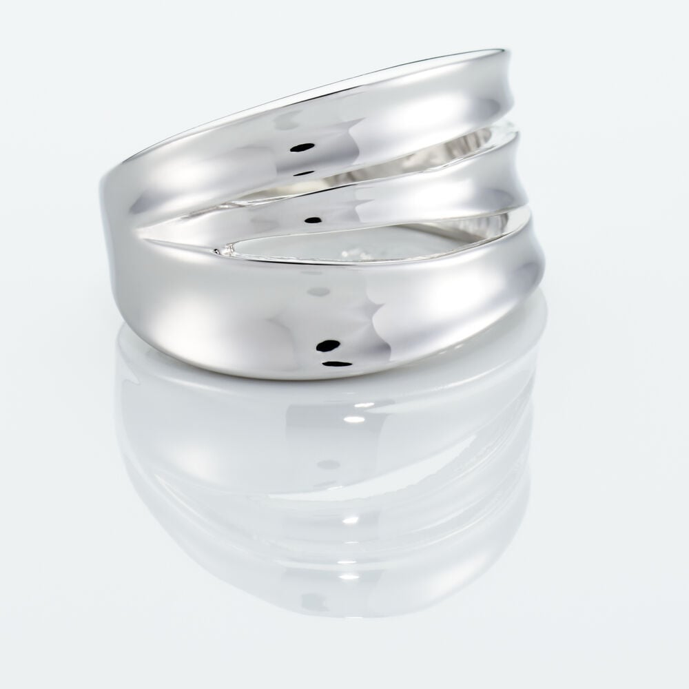 Bague Edwyna Argent Blanc - Bijoux fantaisie Femme | Marc Orian