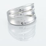 Bague Edwyna Argent Blanc - Bijoux fantaisie Femme | Marc Orian