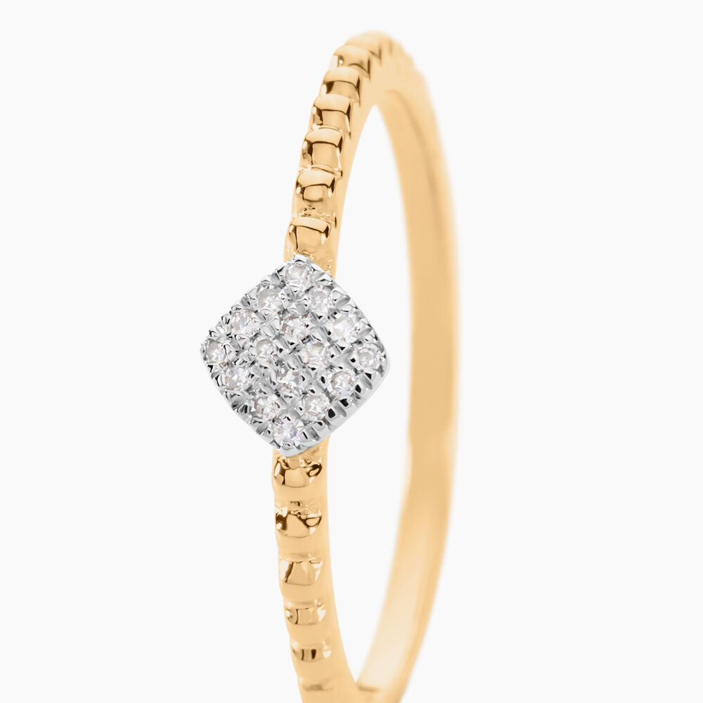 Bague Hanadi Or Jaune Diamant - Bagues pierres précieuses Femme | Marc Orian