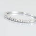 Alliance Pristina Or Blanc Diamant - Alliances Femme | Marc Orian