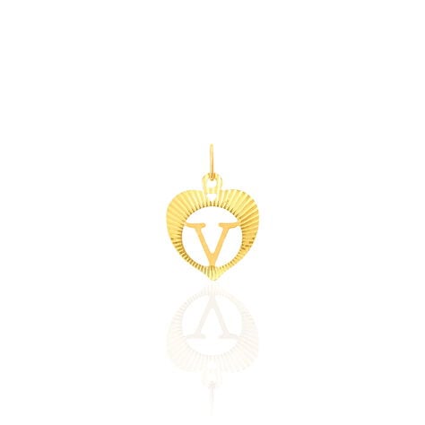 Pendentif Eudocie Coeur Lettre Or Jaune - Pendentifs Famille | Marc Orian