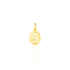 Pendentif Vierge Ovale Or Jaune - Pendentifs Famille | Marc Orian